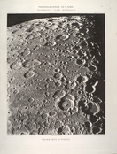 Maurice Loewy, Pierre Henri Puiseux. The Moon (Boussingault, Vlacq, Maurolycus) from Atlas Photographique de la lune. (1903). 1899